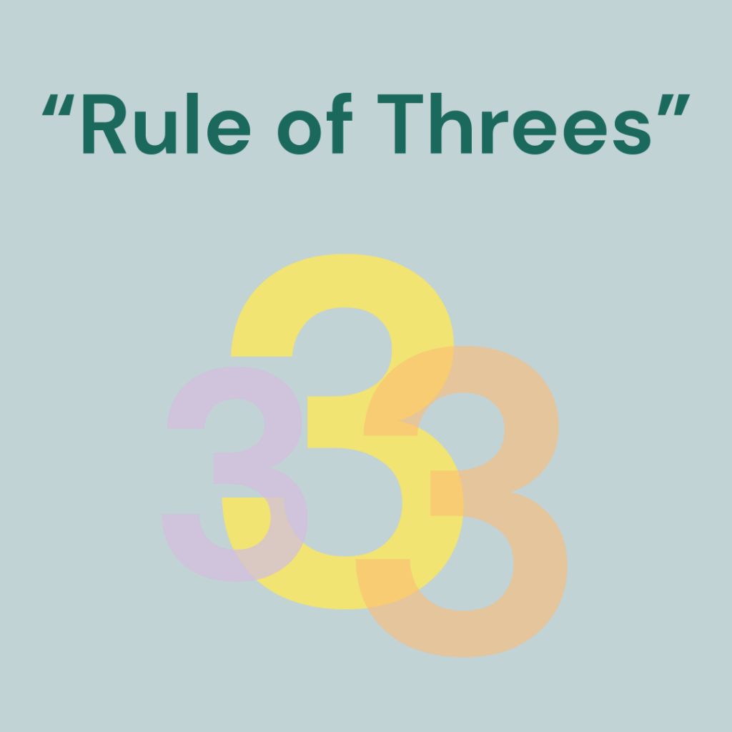 Circular economy rule of threes