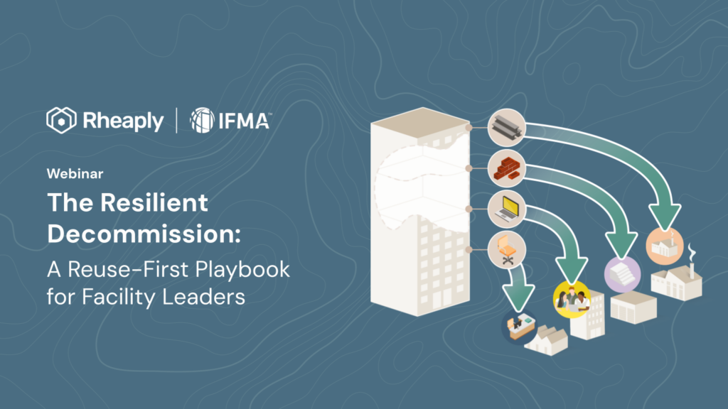 Resilient Decommission Reuse First Playbook Facility Leaders